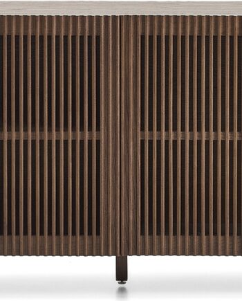 Skænk Kave Home Beyla  Mørkebrun Egefiner  H71     B181   D42   Cm