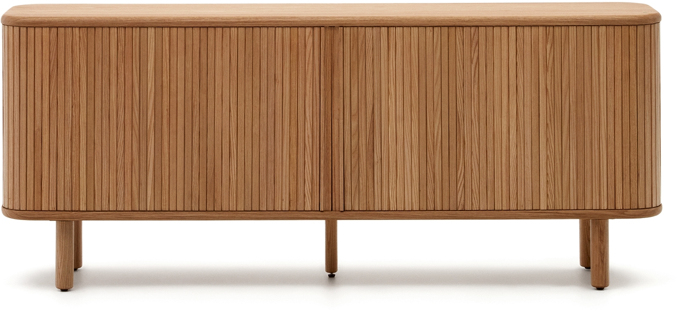 Skænk Kave Home Mailen Askefiner Natur H75 5xl180xd40 Cm