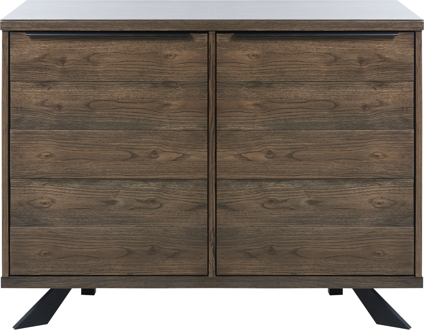 Skænk Nordique Design Arno Røget Egefinér Sorte Metalben B114ã D45ã H85 Cm