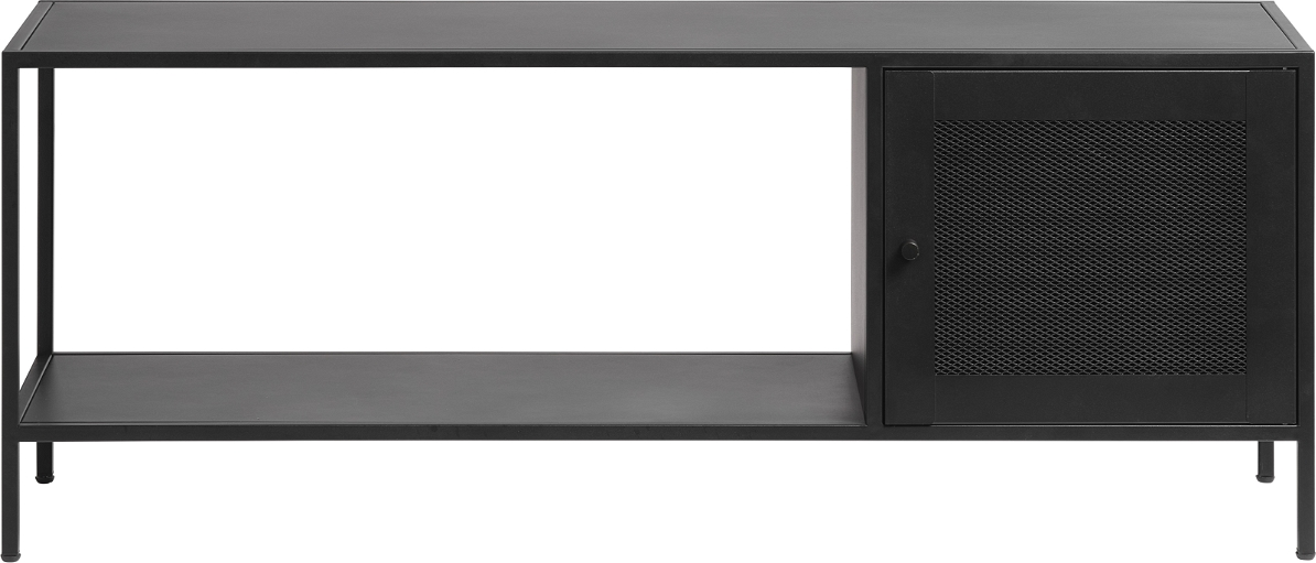 Skænk Nordique Design Malibu Sort Metal H47xb120xd35 Cm