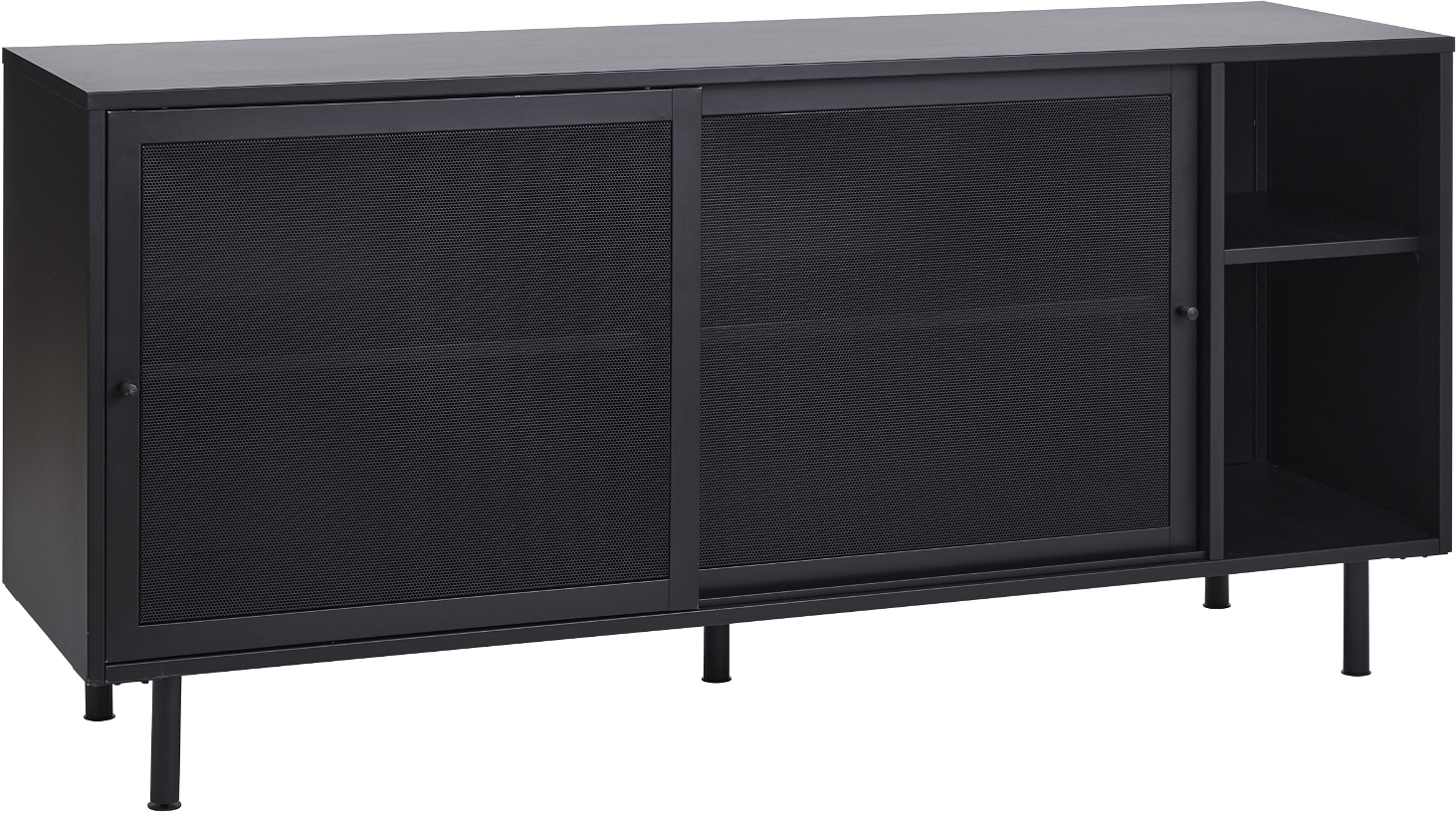 Skænk Nordique Design Veep Sideboard Sort Metal 160ã 46ã 75 Cm