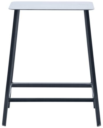 Skammel House Doctor Rag Stål Taburet 50x26x36 Cm Mørk Jern