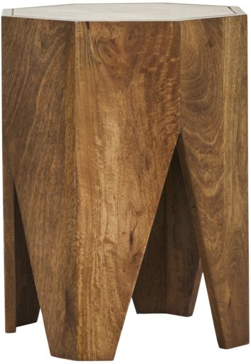 Skammel Sidebord House Doctor Okta Mangotræ Natur H45 B33 L33 Cm