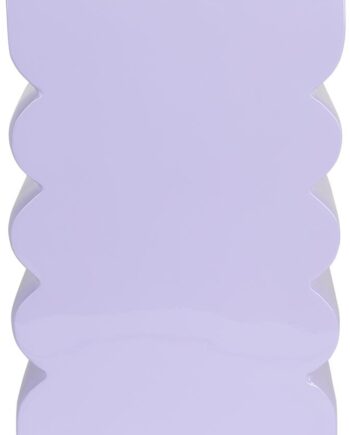 Skammel Taburet Zuiver Curves Lavendel Aluminium Stabelbar ø30ã 45ã 21cm
