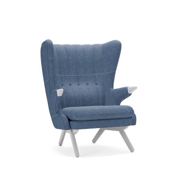 Skipper Furniture Bamse Lænestol Valnød Main Line Plus 027  : Erling Christensen Møbler