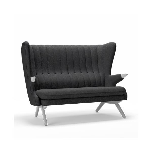 Skipper Furniture Bamse Sofa Massiv Eg Hallingdal 180  : Erling Christensen Møbler