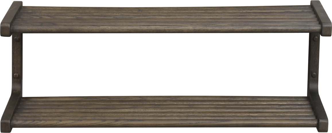 Skoreol Rowico Inverness   Lakeret Massivt Egetræ Brun 80x32 Cm Væghængt