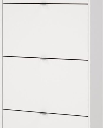 Skoskab Vesterholm Havn   Rum  Hvid Spånplade  H162xb70xd24 Cm