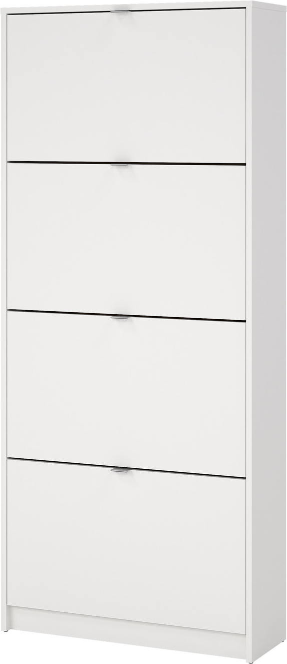 Skoskab Vesterholm Havn Rum Hvid Spånplade H162xb70xd24 Cm