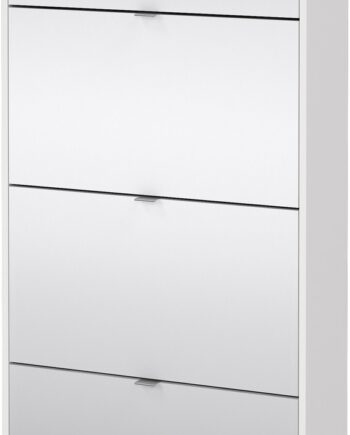 Skoskab Vesterholm Havn    Rum    Spejl  Hvid  Spånplade  H162   B70   D24 Cm
