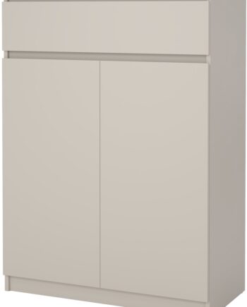 Skoskab Vesterholm Naia  Kashmir  Vægmonteret  H111ã B80ã D40 Cm  Rummer Ca  15 Par    Justerbare Hylder  Skuffe  Fsc