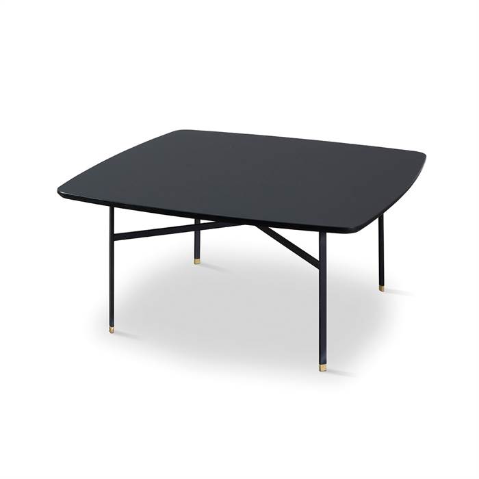 Skovby Sm242   Sm262s Sofabord 99   99 Cm Bordplade: Sort Nano-laminat  : Erling Christensen Møbler