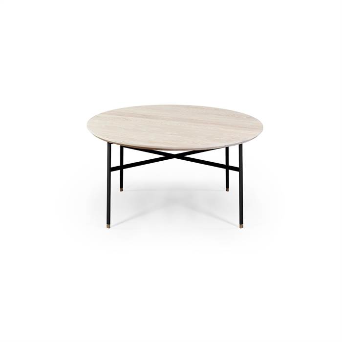 Skovby Sm243   Sm262s Sofabord   99 Cm Bordplade: Massiv Hvidolieret Eg  : Erling Christensen Møbler
