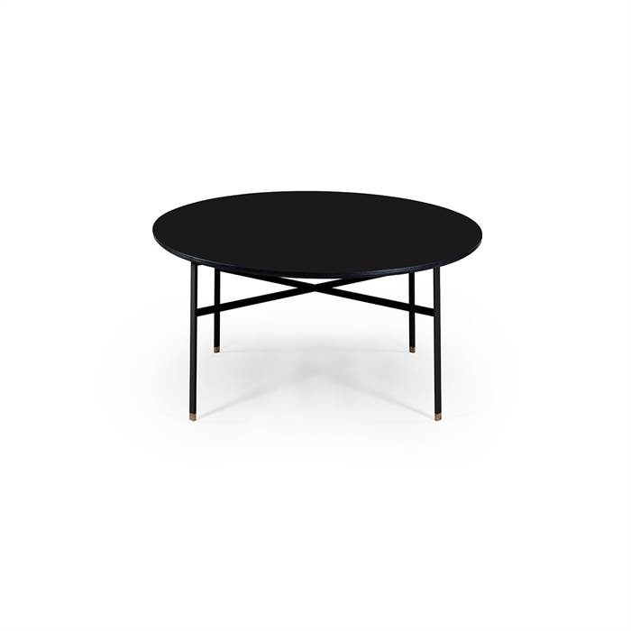 Skovby Sm243   Sm262s Sofabord   99 Cm Bordplade: Sort Nano-laminat  : Erling Christensen Møbler