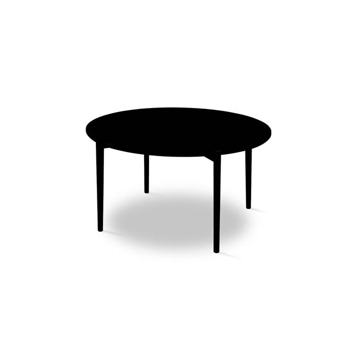 Skovby Sm243   Sm265 Sofabord   99 Cm Bordplade: Sort Nano-laminat  : Erling Christensen Møbler