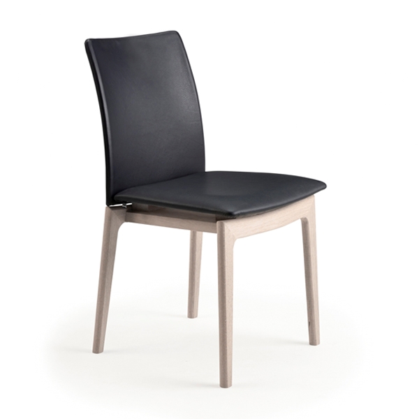 Skovby Sm63 Spisebordsstol Eg Hvidolie Cognac Cc Læder  : Erling Christensen Møbler