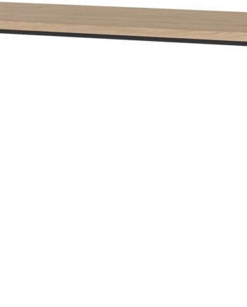 Skrivebord Vesterholm Formé 150x60 Cm Jackson-hickory Matgrå  Fsc-certificeret Træ  Stel   Matgrå Stål