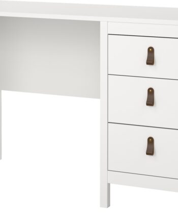 Skrivebord Vesterholm Lunor Med   Skuffer  Hvid 120x48 Cm  Fsc-certificeret Træ