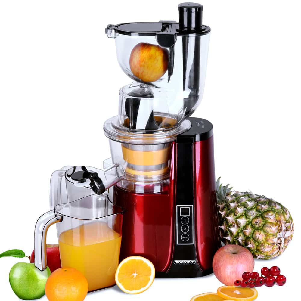 Slowjuicer Inkl    Beholdere 81 Mm åbning   Niveauer Omvendt Funktion 500   Elektrisk Vitaminvenlig Frugt Og Grøntsag Køkken Juicer