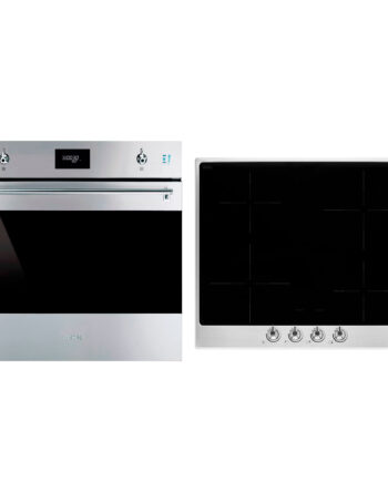 Smeg Classic Indbygningsovn   Induktionskogeplade 60 Cm  Rustfrit Stål