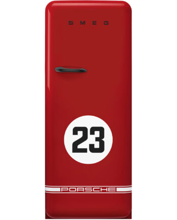 Smeg Porsche Limited Edition Køleskab Med Fryser Fab28rdp9176  Salzburg Red