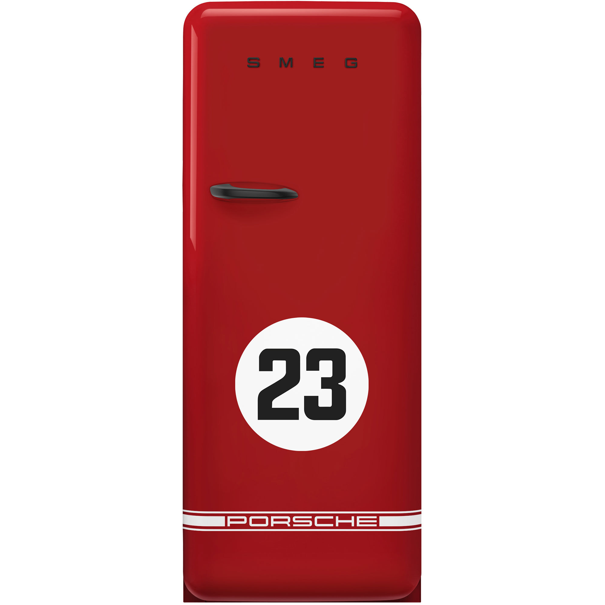 Smeg Porsche Limited Edition Køleskab Med Fryser Fab28rdp9176 Salzburg Red