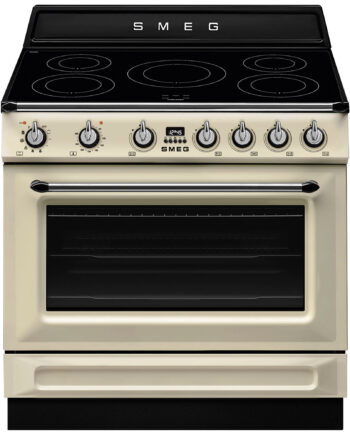 Smeg Tr90ipp Victoria Induktionskomfur Med Pyrolyse 90 Cm  Creme
