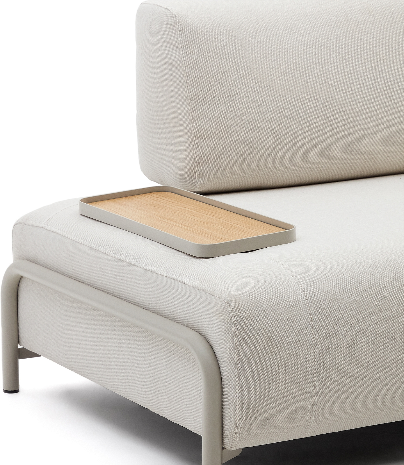 Sofabakke Til Armlæn Kave Home Compo     21   54 Cm Beige