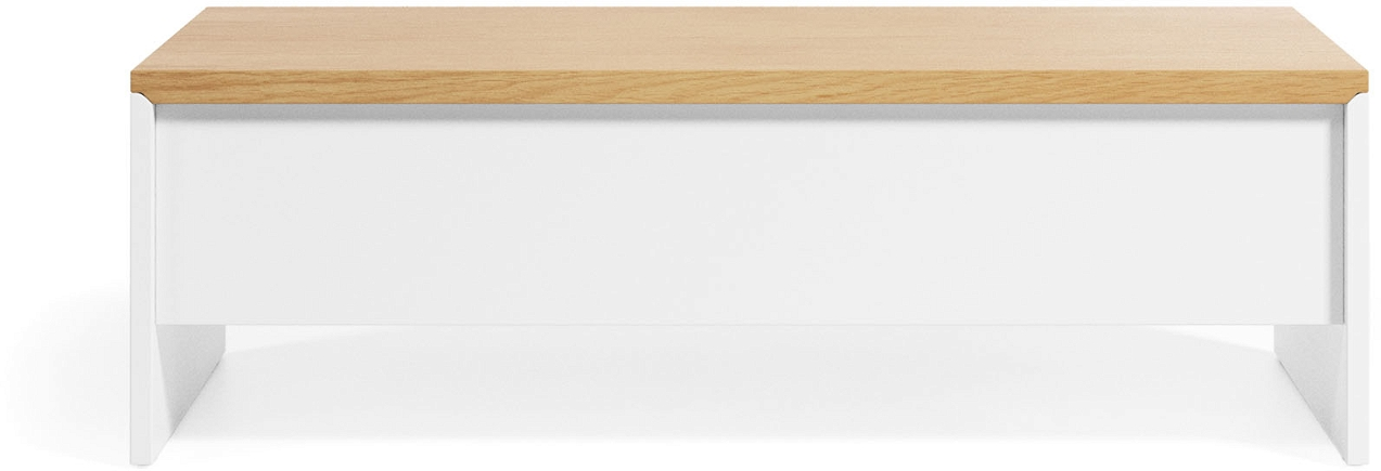 Sofabord Abilen Kave Home Hvid Mdf Fsc 110x60x35 Cm Loungebord Moderne Nordisk