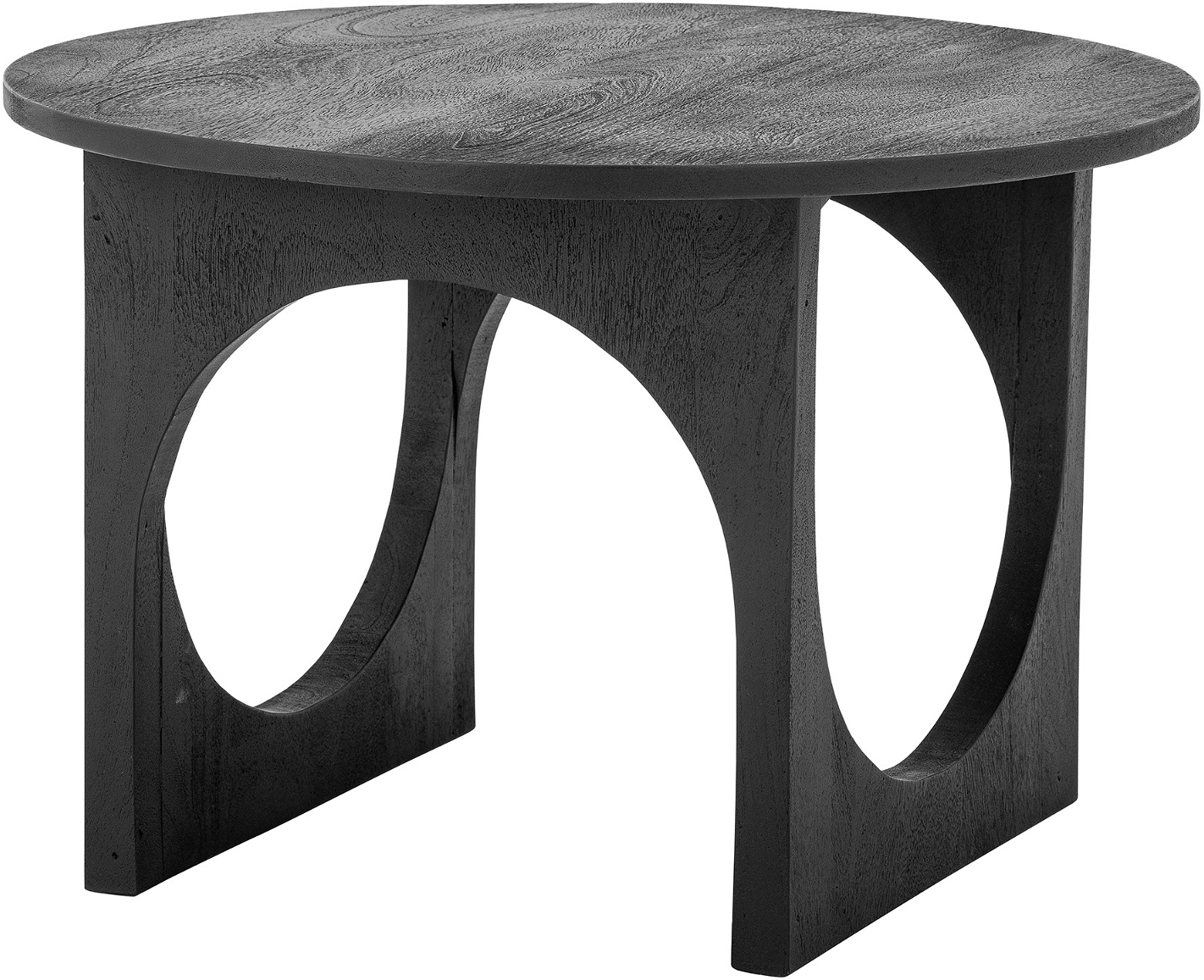 Sofabord Bloomingville Ulrike Loungebord Sort Mangotræ ø59   Cm H40   Cm