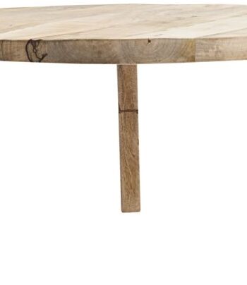 Sofabord House Doctor Bali Rundt Mangotræ Loungebord Natur ø80   H40 Cm