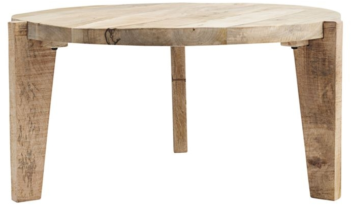 Sofabord House Doctor Bali Rundt Mangotræ Loungebord Natur ø80 H40 Cm