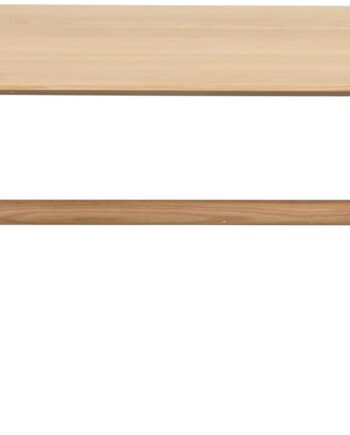 Sofabord Kaffebord Rowico Holton Ovalt Lakeret Egetræ 130x65 Cm