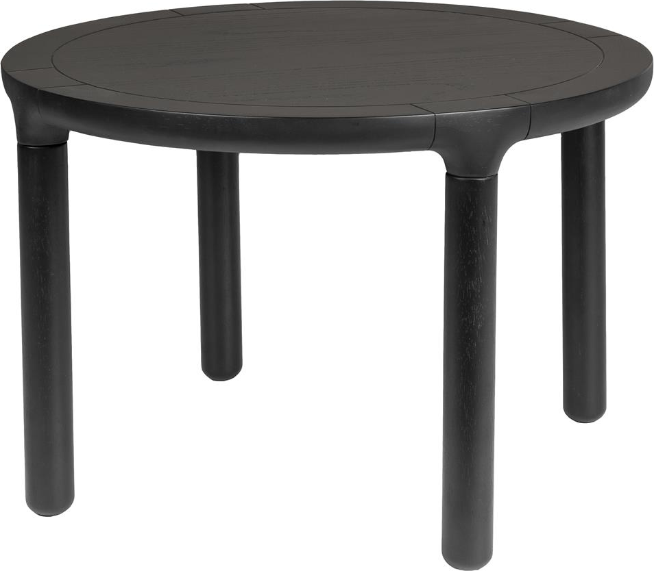Sofabord Loungebord Zuiver Storm ø60ã 40 Cm Askegrå Asketræ   Egefiner