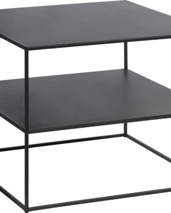 Sofabord Nordique Design Pebble   Sort Metal   65x65x50 Cm