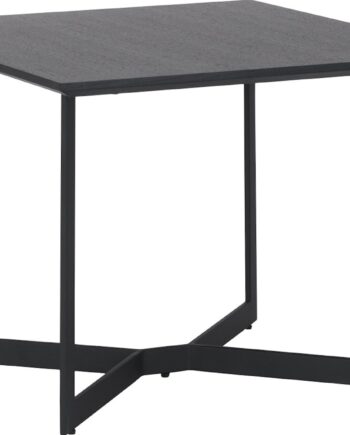Sofabord Raymond   Hallmark Wansford   Sort Træ  Minimalistisk ø70 Cm H52 Cm