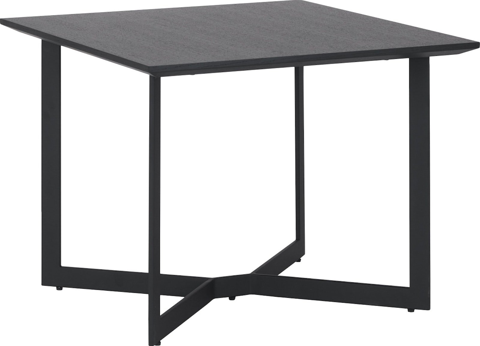 Sofabord Raymond Hallmark Wansford Sort Træ Minimalistisk ø70 Cm H52 Cm