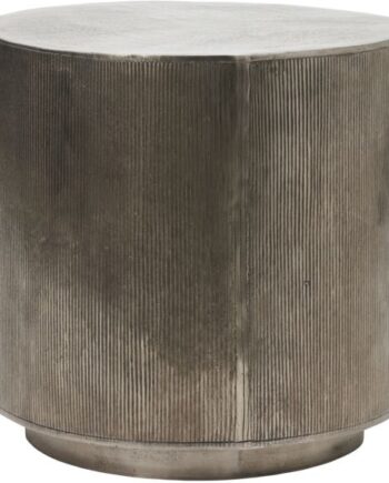 Sofabord Rund House Doctor Rota ø50xh50 Cm Aluminium Børstet Sølv