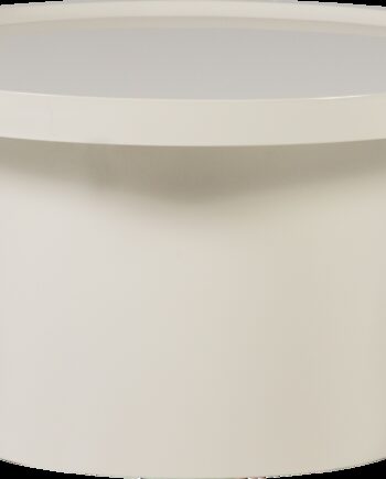 Sofabord Woood Collection  Sand Højglans Mdf  Fsc-certificeret  Minimalistisk 70x70x40 Cm