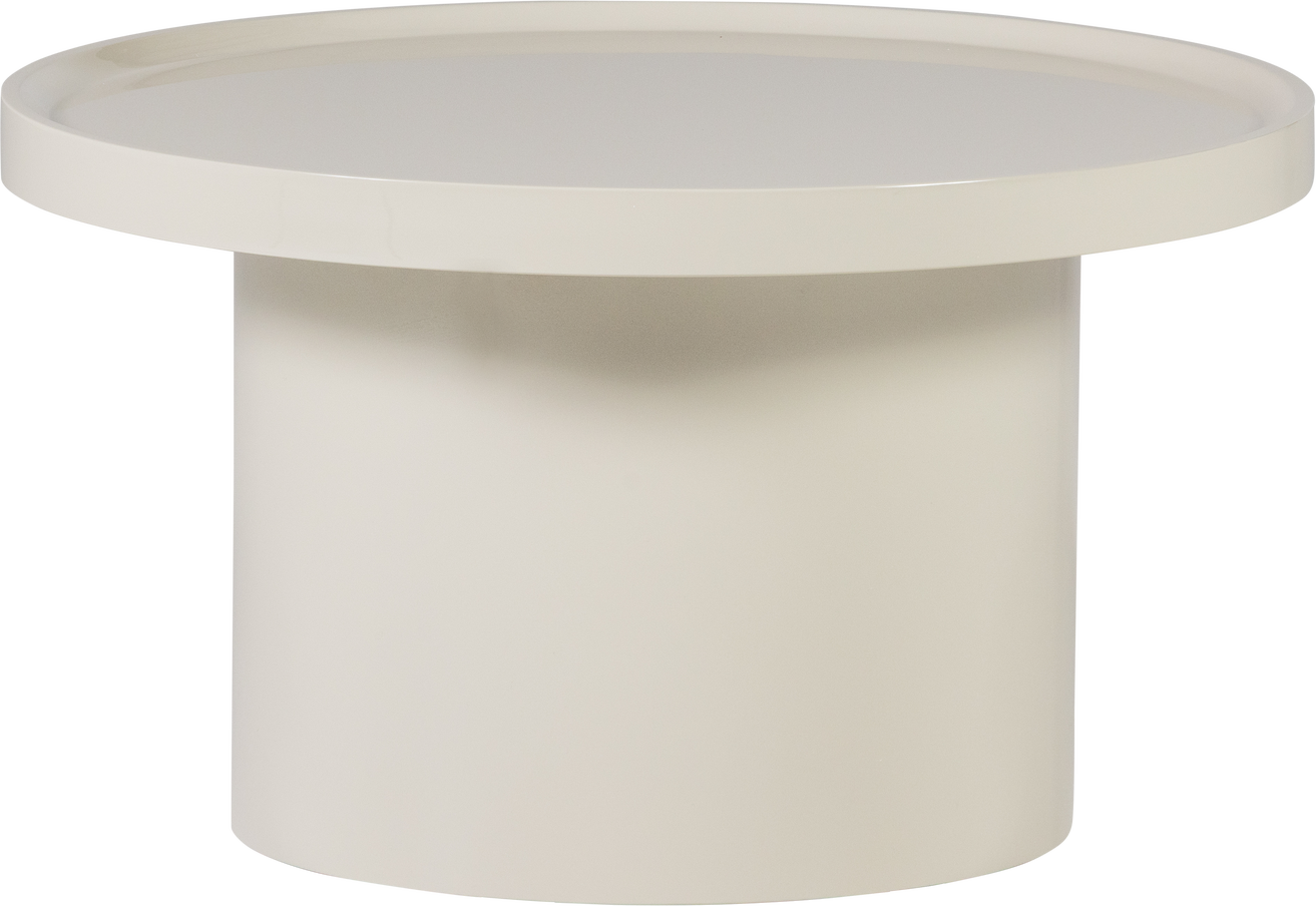Sofabord Woood Collection Sand Højglans Mdf Fsc-certificeret Minimalistisk 70x70x40 Cm