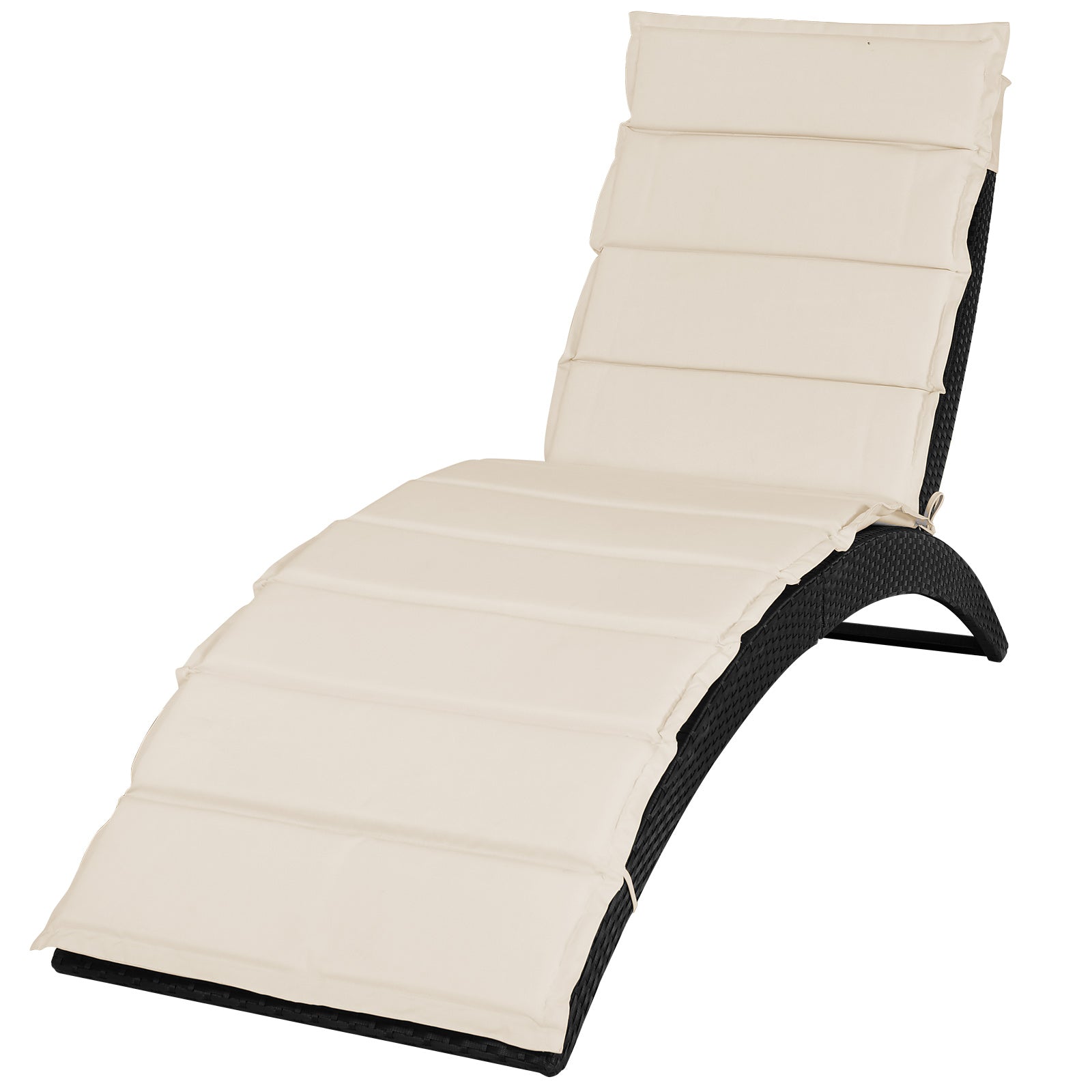 Solseng   Polyrattan   Half Moonâ  Sort  Foldbar