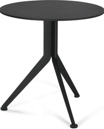 Spinder Design Daley Udendørs Sidebord Sort Stål ø38    H38 Cm