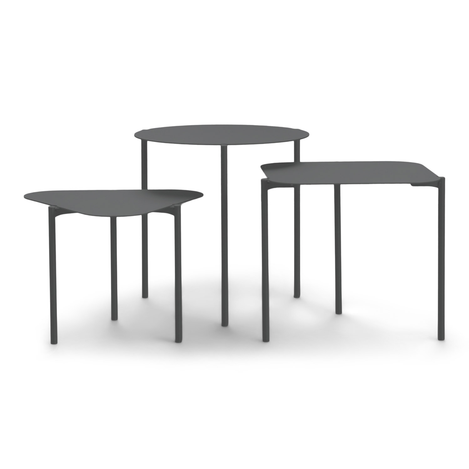 Spinder Design Do-re-mi Sideborde Gråt Stål Sæt