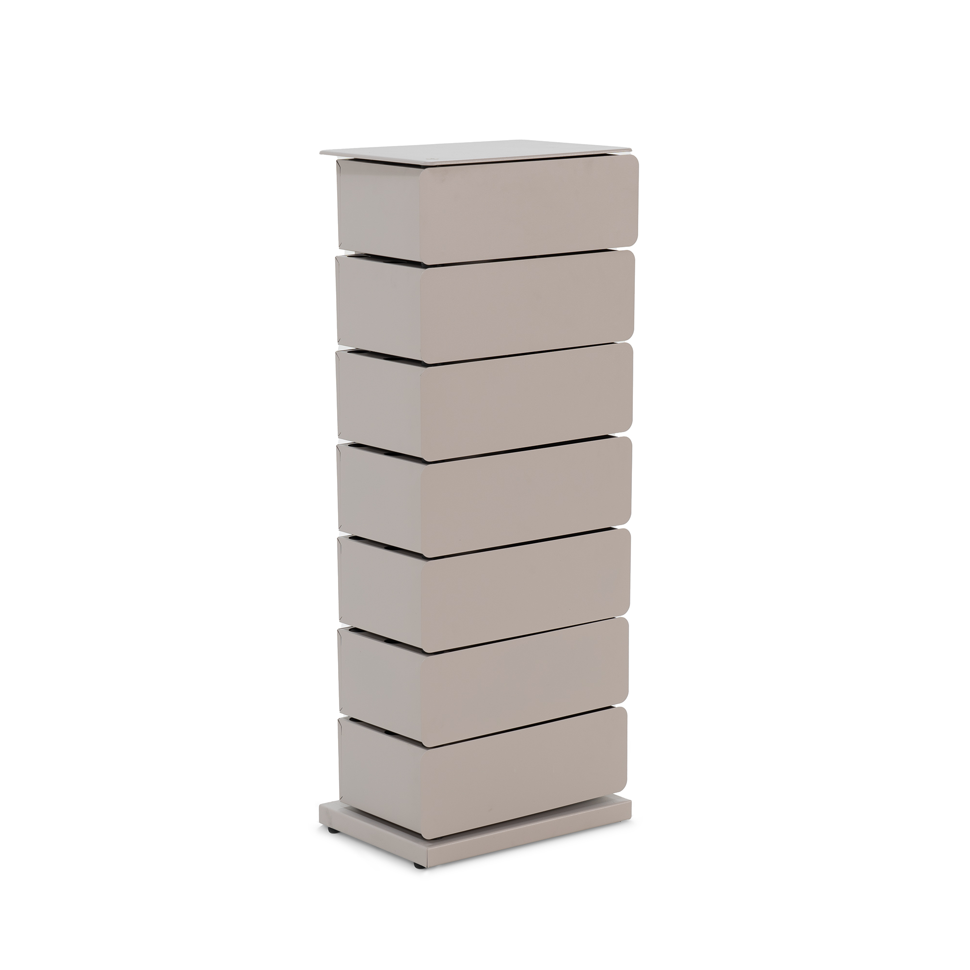 Spinder Design Joey Kommode Skuffer Silky Taupe Stål