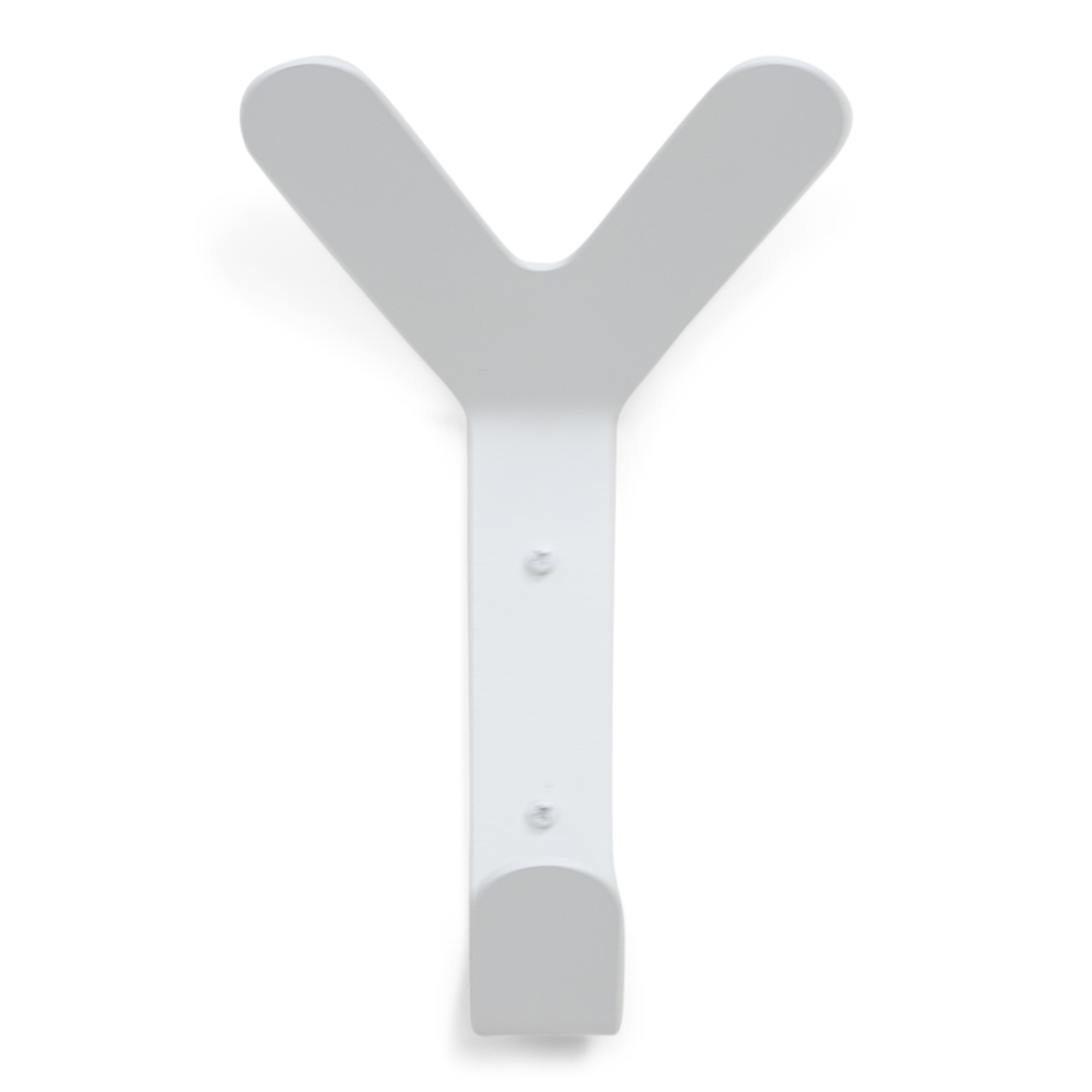 Spinder Design Leaf Knage Hvid Stål