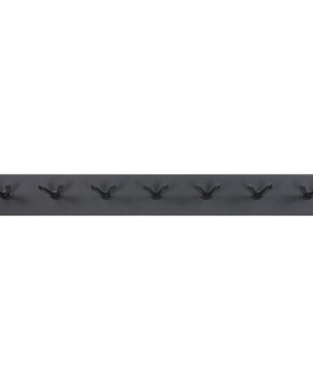 Spinder Design Pull Knagerække       Dobbelt-kroge Sort Stål  104 5x12
