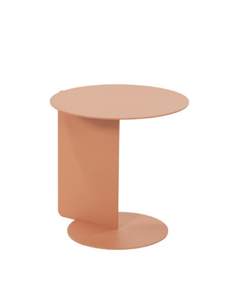 Spinder Design Salsa Sidebord  Rund Clay Terra Stål  ø40