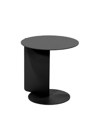 Spinder Design Salsa Sidebord  Rund Sort Stål  ø40