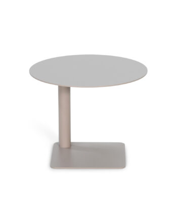 Spinder Design Sunny Lavt Sidebord  Rund Silky Taupe Stål   :30