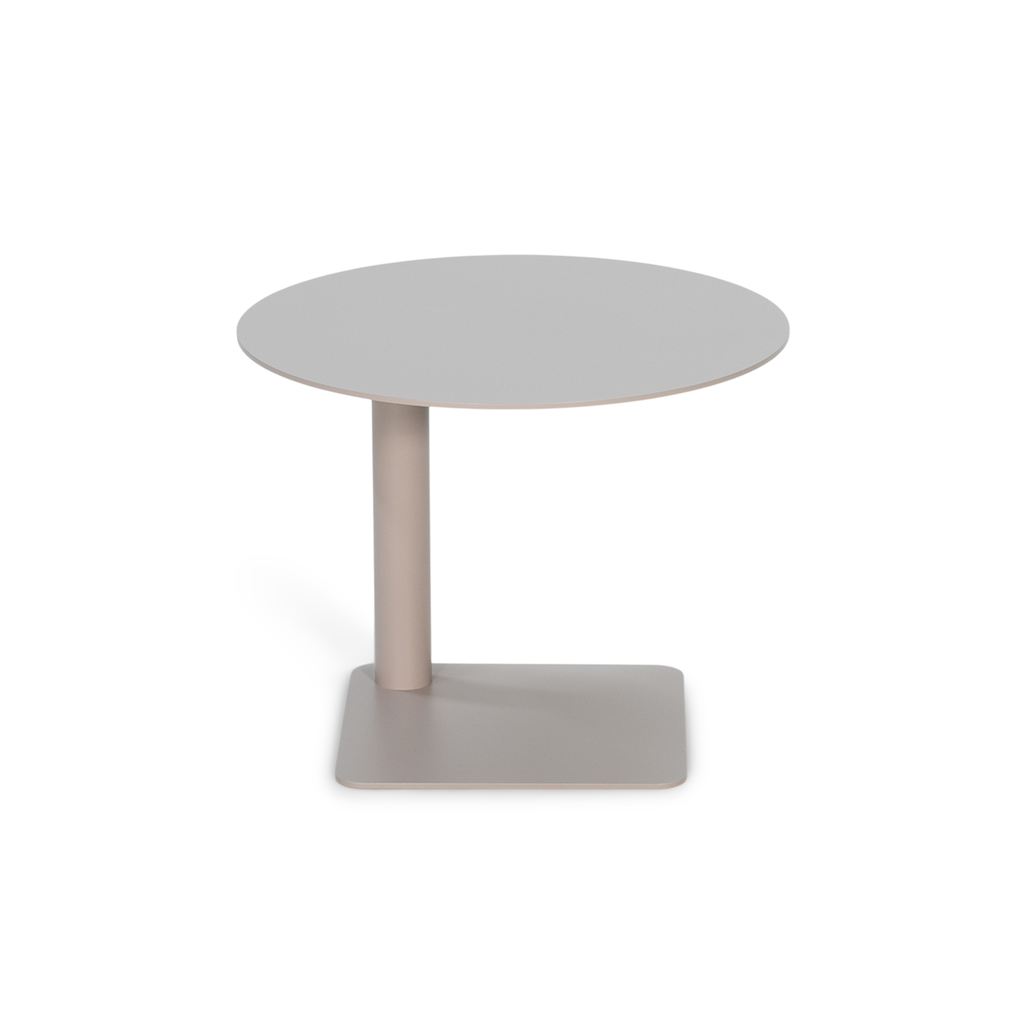 Spinder Design Sunny Lavt Sidebord Rund Silky Taupe Stål :30